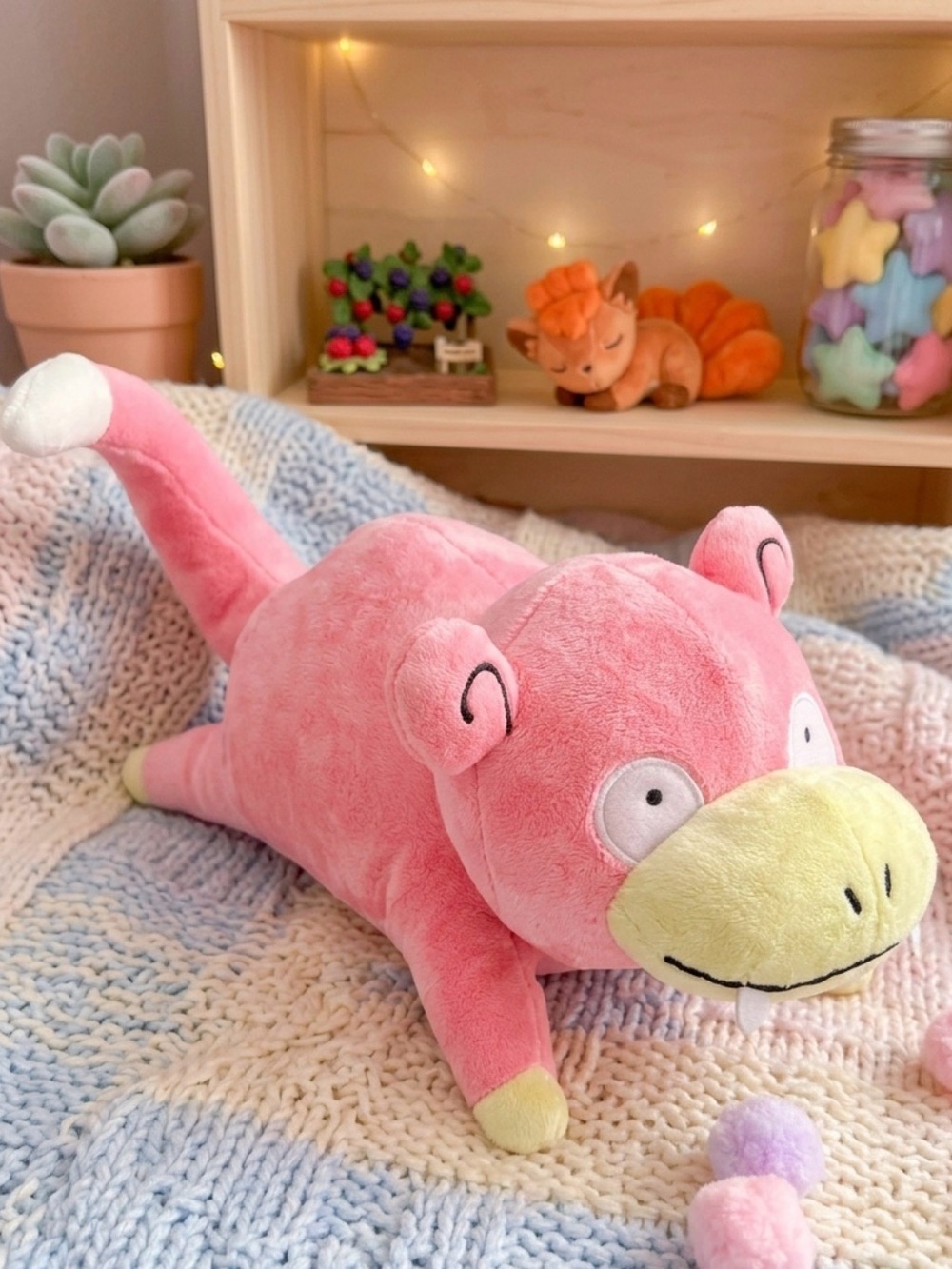 🩷Plush Pink Slowpoke Stuffed Toy – Soft Kids Pokémon Plush🩷